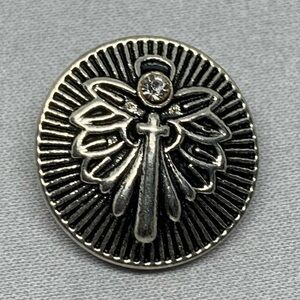 Angel Snap Button Charm